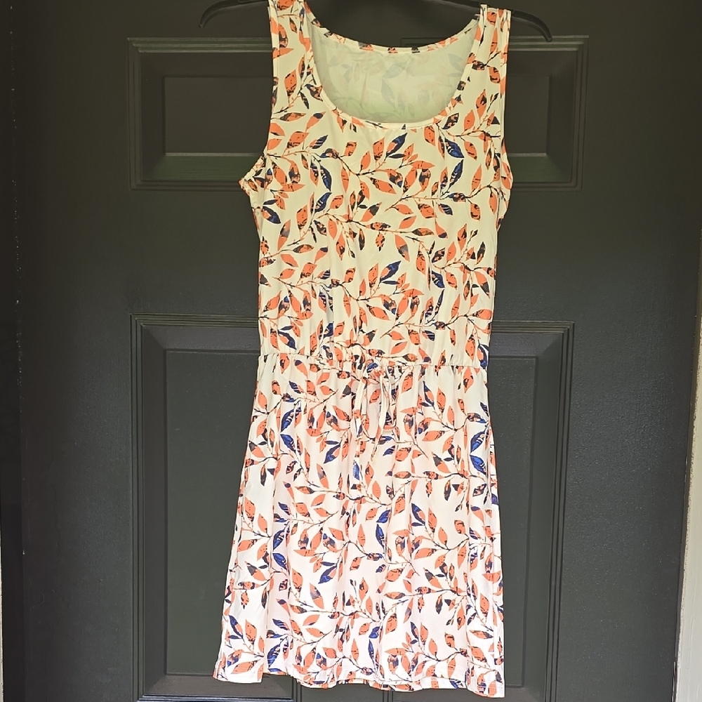 Floral Sleeveless Dress - Multicolor